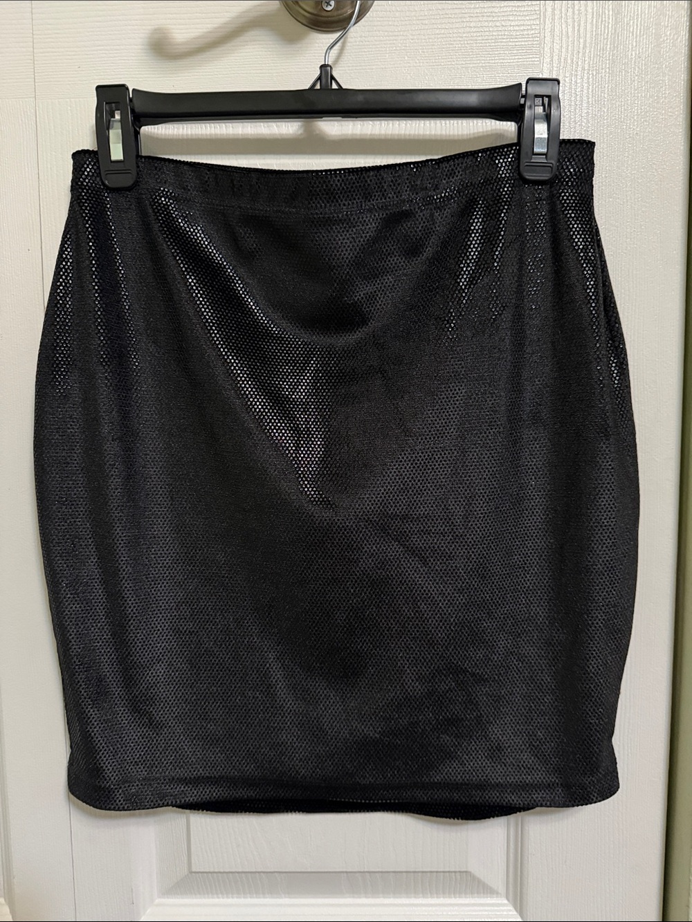 Sleek Black Pencil Skirt